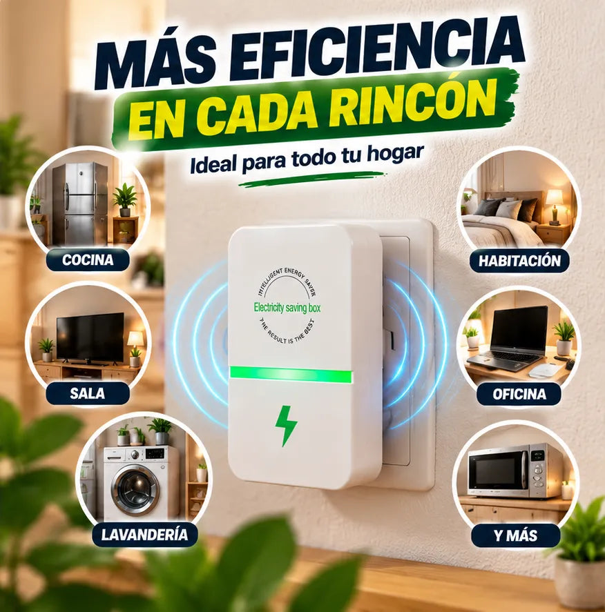 Ahorrador de Energía Inteligente – ¡Fácil de Usar! (2 Unidades)