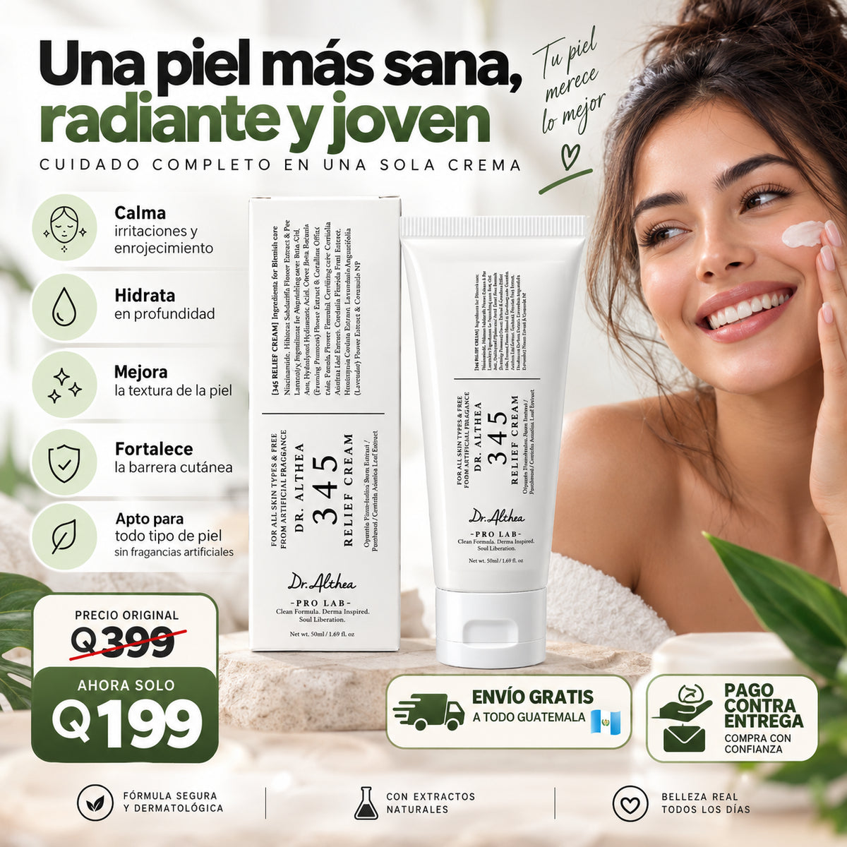 Dr. Althea 345 Relief Cream | Hidratación y Cuidado para tu Piel