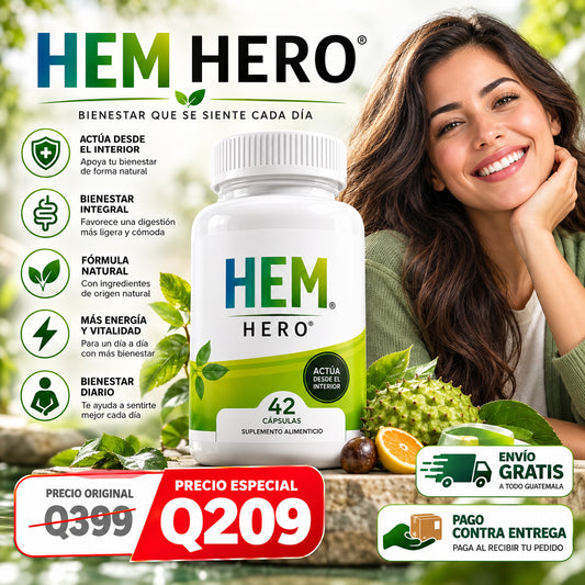 HEM HERO® – Bienestar que se siente cada día