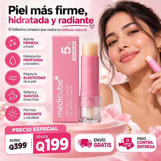 Bálsamo Múltiple de Colágeno Rosa Medicube PDRN